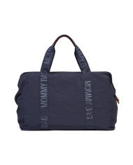 CHILDHOME LIELA MĀMIŅAS SOMA MOMMY BAG SIGNATURE URBAN DARK GREY