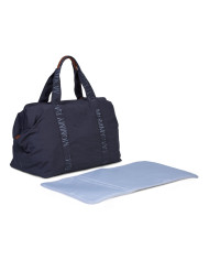 CHILDHOME LIELA MĀMIŅAS SOMA MOMMY BAG SIGNATURE URBAN DARK GREY