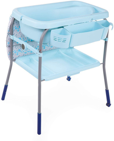 CHICCO CUDDLE&BUBBLE PĀRVIETOJAMS GALDS AR VANNI, OCEAN
