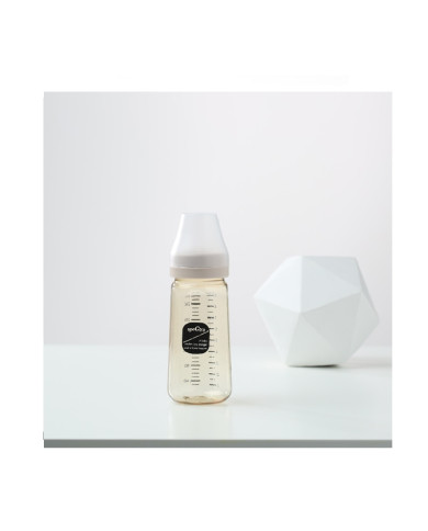SPECTRA PPSU PUDELE, 260 ML, AR S IZMĒRA UZGAĻU, CREAM VANILLA
