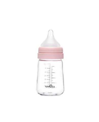 SPECTRA PA PUDELE, 160 ML, AR S IZMĒRA UZGAĻU, POWDER PINK