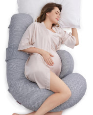 MOMCOZY GRŪTNIECĪBAS SPILVENS AR DZESĒJOŠU AUDUMU, F FORMAS