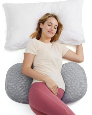 MOMCOZY GRŪTNIECĪBAS SPILVENS, W FORMAS, GREY