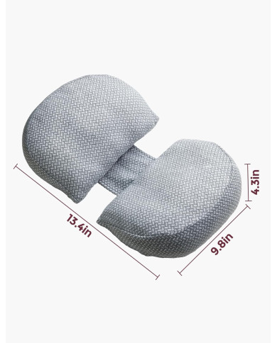 MOMCOZY GRŪTNIECĪBAS SPILVENS, W FORMAS, GREY