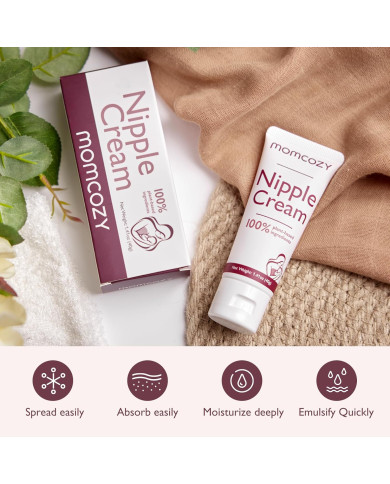 MOMCOZY 100 PROC. DABISKS, VEGĀNISKS, BEZ LANOLĪNA, KRŪŠU GALU KRĒMS