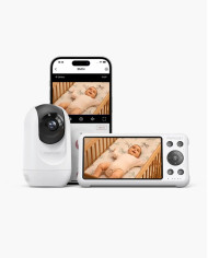 MOMCOZY SMART 5.0 COLIŲ VIDEO AUKLĖ BM04 SU WIFI FUNKCIJA