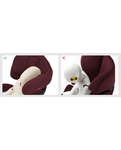 CYBEX SOLUTION X I-FIX AUTOMAŠĪNAS SĒDEKLIS 15-36 KG., RUMBA RED