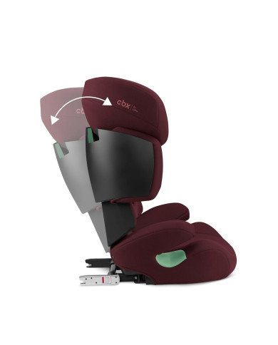 CYBEX SOLUTION X I-FIX AUTOMAŠĪNAS SĒDEKLIS 15-36 KG., RUMBA RED