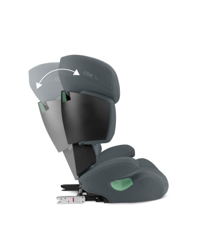 CYBEX SOLUTION X I-FIX AUTOMAŠĪNAS SĒDEKLIS 15-36 KG., COBBLESTONE