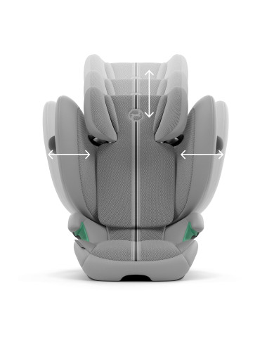 CYBEX SOLUTION PLUS G2 I-FIX AUTOMAŠĪNAS SĒDEKLIS 15-36 KG., STONE GREY