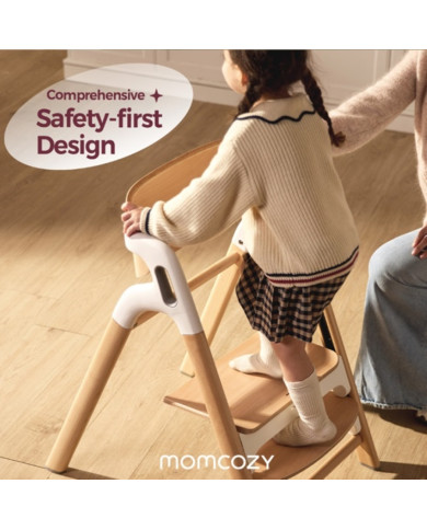 MOMCOZY DINERPAL UNIVERSĀLS BAROŠANAS KRĒSLS AUGOŠAM BĒRNAM UN MĀCĪBU TORŅIS VIENĀ