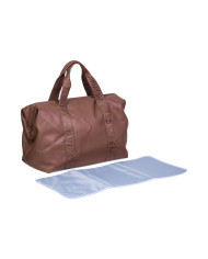 CHILDHOME LIELS MAMMAS PIEDERUMU MAISS MOMMY BAG, SIGNATURE - VEGAN LEATHER - DARK BROWN