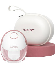 MOMCOZY Pārnēsājamais Bezvadu Krūts pumpis M6 - Rozā