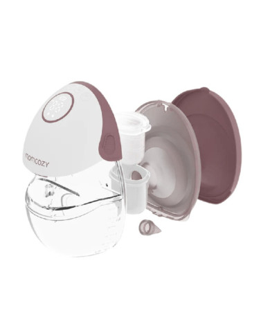 MOMCOZY Pārnēsājamais Bezvadu Krūts pumpis M6 - Rozā