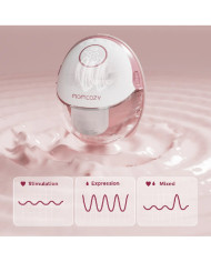 MOMCOZY Pārnēsājamais Bezvadu Krūts pumpis M6 - Rozā
