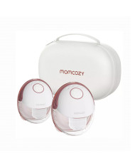 MOMCOZY Dubultais Portatīvais Bezvadu Krūts sūknis M6 - Rozā