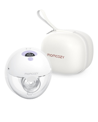 MOMCOZY Pārnēsājamais Bezvadu Krūts sūknis M5 - Purpursarkans
