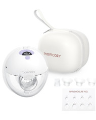 MOMCOZY Pārnēsājamais Bezvadu Krūts sūknis M5 - Purpursarkans
