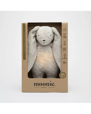 MOONIE 2.0 Organic Miedziņš Trusītis Grey - Gudrs Zīdaiņa Palīgs