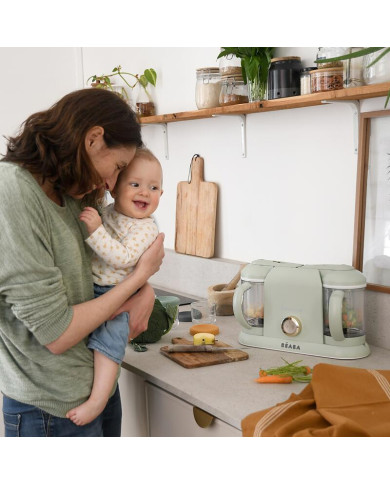BEABA Babycook Plus 4in1 Blenderis-Tvaicētājs Misty Green