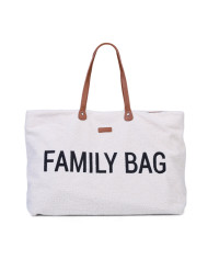CHILDHOME FAMILY BAG SOMA, TEDDY OFF WHITE - Stilīgs un Ērts