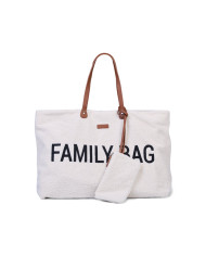 CHILDHOME FAMILY BAG SOMA, TEDDY OFF WHITE - Stilīgs un Ērts