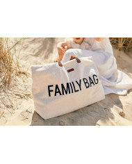 CHILDHOME FAMILY BAG SOMA, TEDDY OFF WHITE - Stilīgs un Ērts