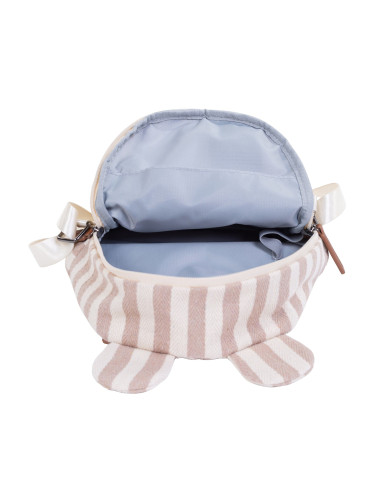 CHILDHOME Bērnu Mugursoma My First Bag - Stripes Nude/Terracotta
