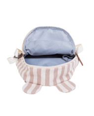CHILDHOME Bērnu Mugursoma My First Bag - Stripes Nude/Terracotta