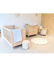 CHILDHOME Bērnu Pufs-Krātuve - Zieds Balts