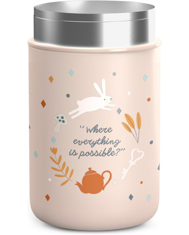 SUAVINEX Termo Maisto Trauks Wonderland 400ml Rozā