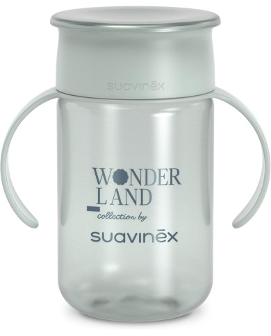 SUAVINEX 360° Mācību Neizlīstamā Krūze +12 mēn Wonderland Green
