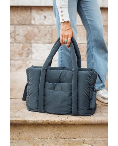 BEABA Mammas Soma Puffy Paris Dark Heather Grey - Stilīga un Plaša