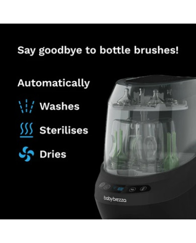 Baby Brezza Washer Pro: Sterilizācija un Žāvēšana