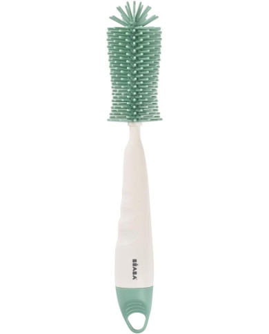 BEABA Silikona Pudeles un Zīdīšanas Uzgaļu Birste - Sage Green