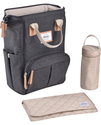 BEABA Māmiņas Mugursoma - Wellington Dark Heather Grey