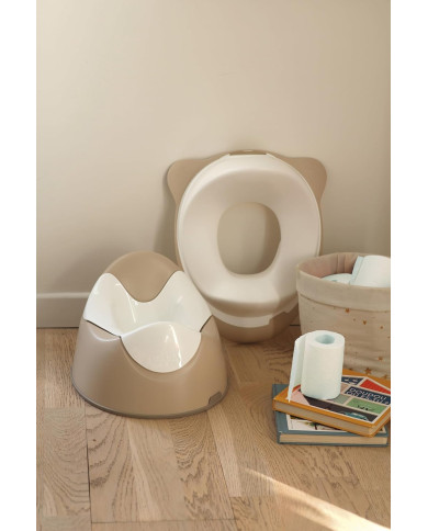 BEABA Apmācības Tualetes Vāks, Clay - Ergonomisks Dizains