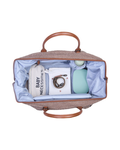 CHILDHOME Mommy Bag - Teddy Soft Brown | Māmiņu Piederumu Soma
