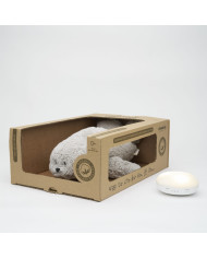 Moonie 2.0 Organic Miedziņš Roņuks Grey - Mierīgs Miegs Jūsu Mazulim