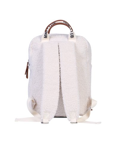 CHILDHOME bērnu mugursoma Mini Club Signature (Teddy Off White) | Kinderland
