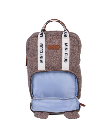 CHILDHOME bērnu mugursoma Mini Club Signature (Teddy Soft Brown) | Kinderland