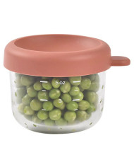BEABA Stikla Trauksme ar Vāku 150 ml – Terracotta | Kinderland