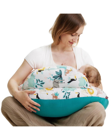 Momcozy pielāgojams barošanas spilvens Safari Animals | Kinderland