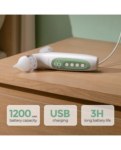 MOMCOZY 2in1 elektriskais deguna aspirators ar smidzinātāju BREEZYCLEAR