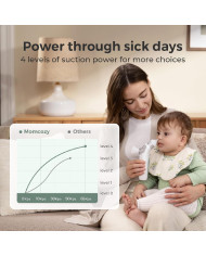 MOMCOZY 2in1 elektriskais deguna aspirators ar smidzinātāju BREEZYCLEAR