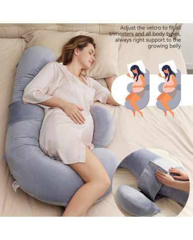 MOMCOZY grūtniecības spilvens, F formas