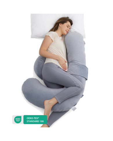 MOMCOZY grūtniecības spilvens, F formas