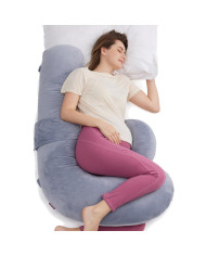 MOMCOZY grūtniecības spilvens, F formas