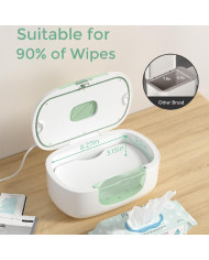 MOMCOZY lielās ietilpības mitro salvešu sildītājs