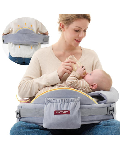 MOMCOZY COZYPRO barošanas spilvens, Grey
